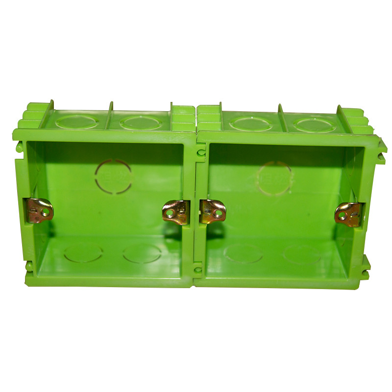 5 KOM 86x86x44mm Zidna ploča Kutija za utičnice na zid Unutarnja kazeta Kutija za ugradnju prekidača PVC Razvodna kutija