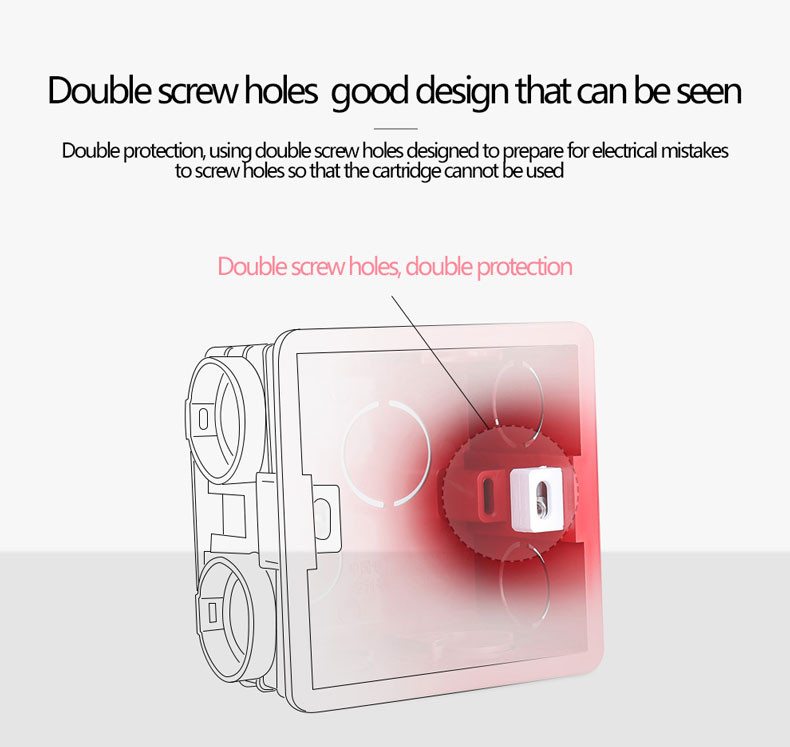 Montažna kutija Kazetna sklopka Utičnica Razvodna kutija Skrivena skrivena unutarnja montažna kutija Tip 86 Bijela Crvena Plava kutija