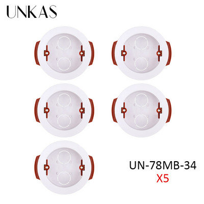 UNKAS Okrugla kutija za suhe obloge za gipsane ploče / suhozidne ploče / gipsane ploče 50 mm Udaljenost ugradnje 32 mm Dubina kutije za ugradnju