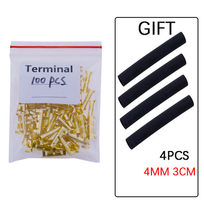 100/200/1000 kom 453 U-oblika 0,3-1,5 mm2 jezičak terminala hladni umetci konektori hladni terminal mali zubi fascija terminal