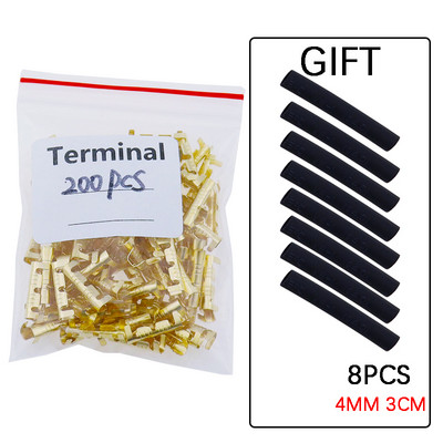 100/200/1000 kom 453 U-oblika 0,3-1,5 mm2 jezičak terminala hladni umetci konektori hladni terminal mali zubi fascija terminal