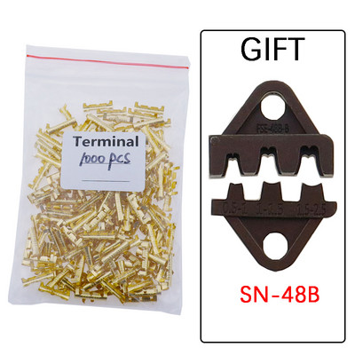 100/200/1000 kom 453 U-oblika 0,3-1,5 mm2 jezičak terminala hladni umetci konektori hladni terminal mali zubi fascija terminal