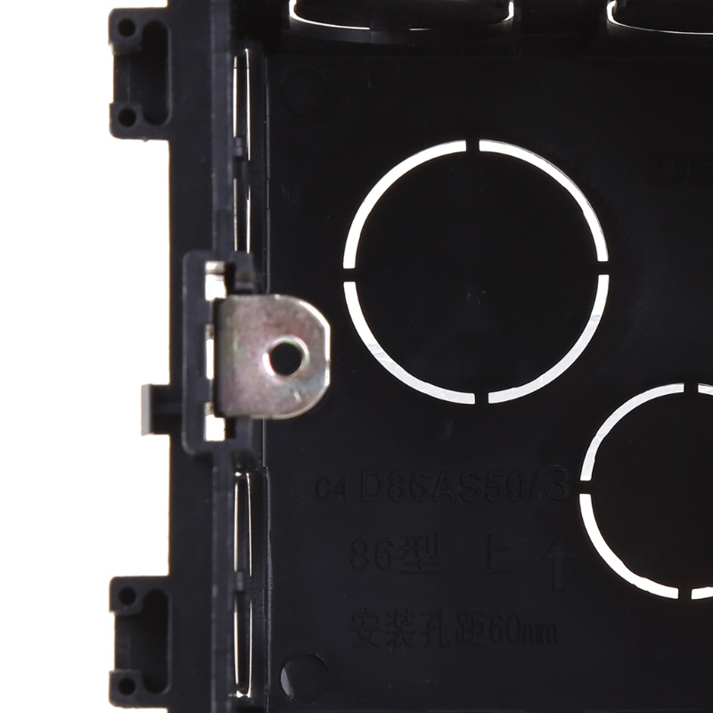 Kazeta za zidnu montažu PVC razvodne kutije tipa 86 za podnožje utičnice prekidača