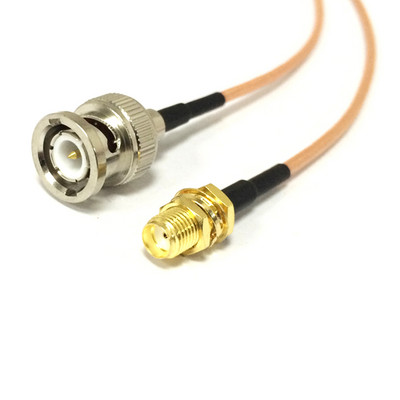 SMA muška ženska matica na BNC utikač Jack Pigtail kabelski adapter RG316 15cm/30cm/50cm/100cm