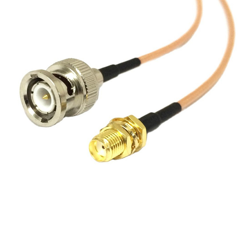 SMA muška ženska matica na BNC utikač Jack Pigtail kabelski adapter RG316 15cm/30cm/50cm/100cm