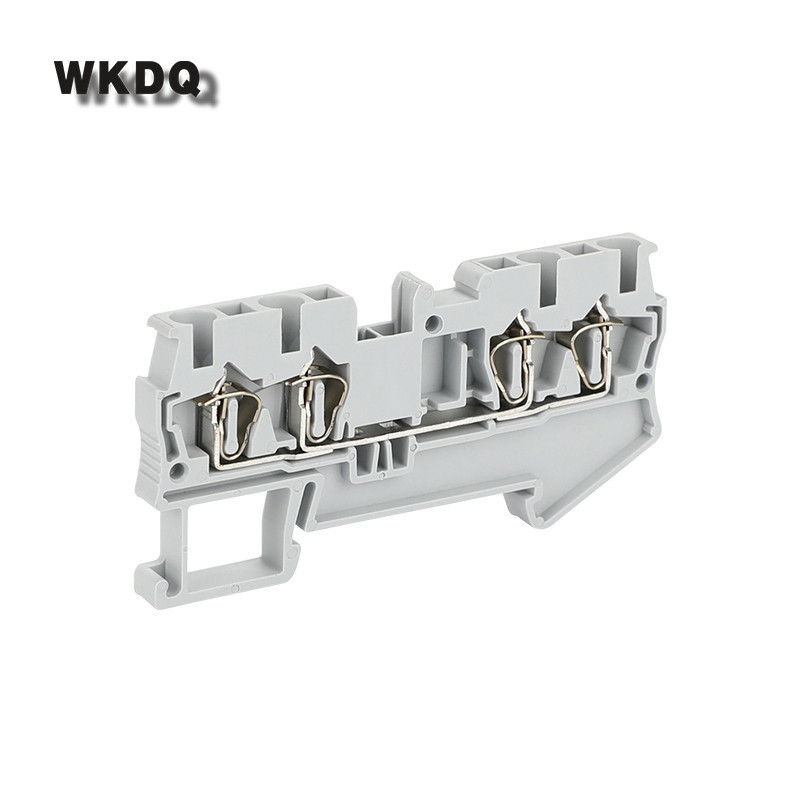 Žičani električni konektor ST2.5-QU 10 kom. Opružni kavez Terminal 4. kabelski utikač ST 2.5 QUATTRO 2.5 mm2 Din rail terminalni blok