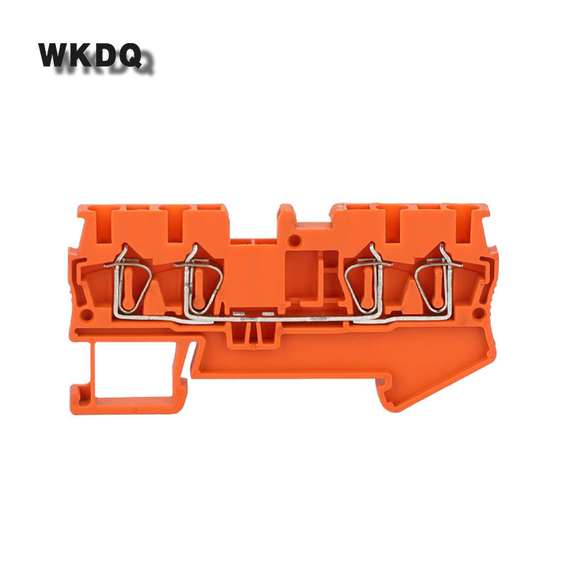 Žičani električni konektor ST2.5-QU 10 kom. Opružni kavez Terminal 4. kabelski utikač ST 2.5 QUATTRO 2.5 mm2 Din rail terminalni blok