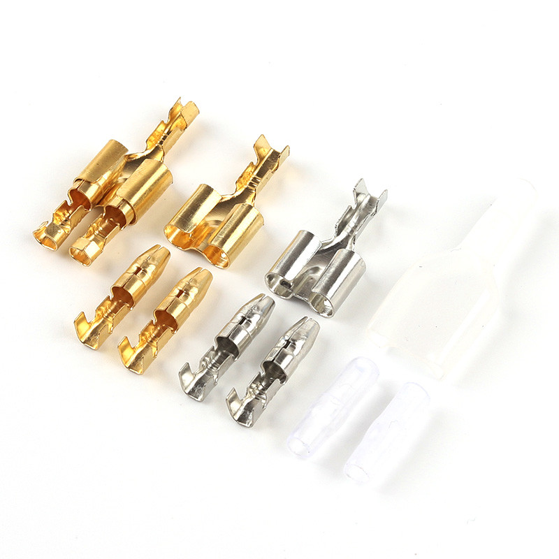 10/30/50 Set 4.0 Bullet Terminal Jedan ženski dva muški konektor električne žice automobila Promjer 4 mm prozirni omotač