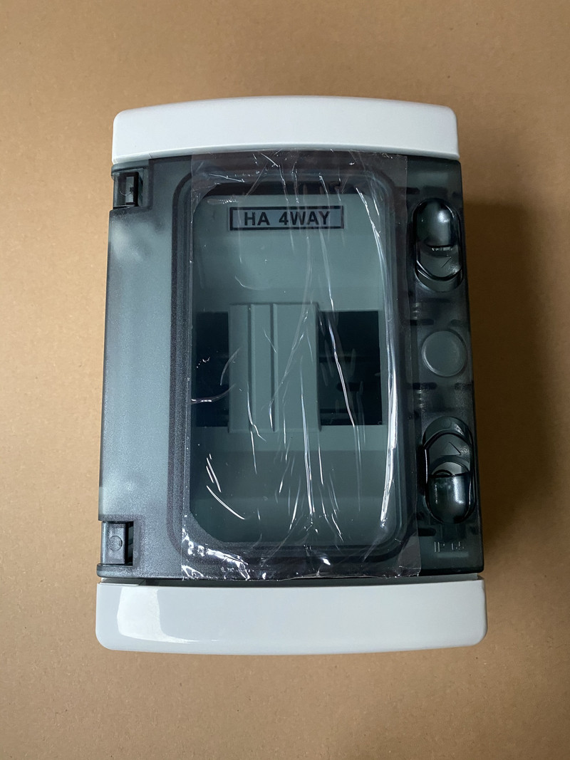 HA-4/8/12/15/18/24 načina Plastična električna razvodna kutija Vodootporna MCB kutija Razdjelna kutija montirana na ploču--HA serija