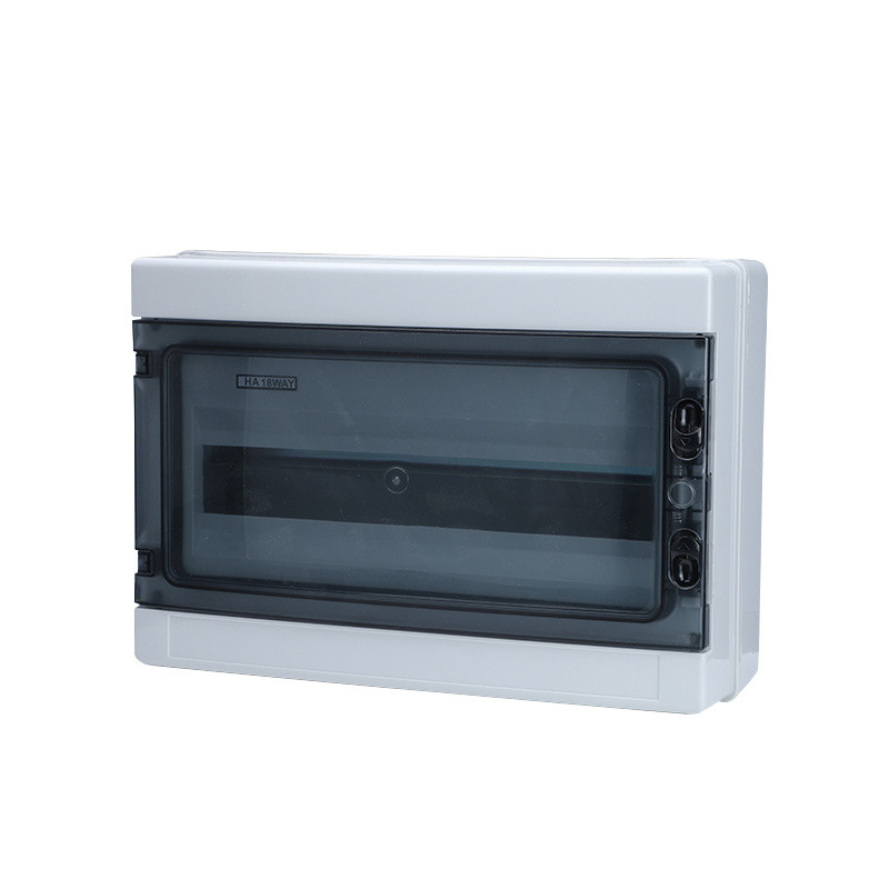 HA-4/8/12/15/18/24 načina Plastična električna razvodna kutija Vodootporna MCB kutija Razdjelna kutija montirana na ploču--HA serija