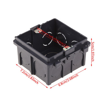 1 Pc x Junction Box 86-τύπου PVC θήκη Κασέτα τοίχου για βάση πρίζας διακόπτη