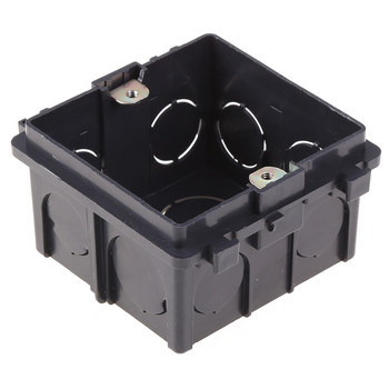 1 бр x съединителна кутия 86-тип PVC касета за стенен монтаж за основа на гнездо за превключвател