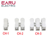 10/30/50 tk CH1 CH2 CH3 vedrutraat kiirliidetav lukustusjuhtme pistikud 1/2/3/tihvtid elektrikaabli klemmid Led-riba juhtmed