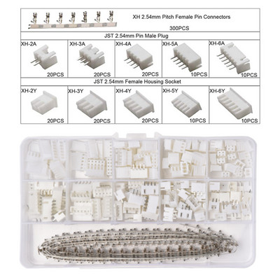JST 2.0 PH/2.54 XH emane pistik 2/3/4/5/6 kontaktiga pistik klemmiga Juhtmed Kaablid Pistikupesa päis Dupont juhtmeühenduste komplekt