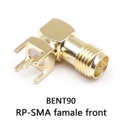 SMA Ženska utičnica Muški utikač Adapter Rub za lemljenje PCB Ravna Montaža pod pravim kutom RF bakreni konektor Utičnica