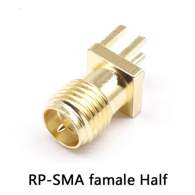 SMA Ženska utičnica Muški utikač Adapter Rub za lemljenje PCB Ravna Montaža pod pravim kutom RF bakreni konektor Utičnica