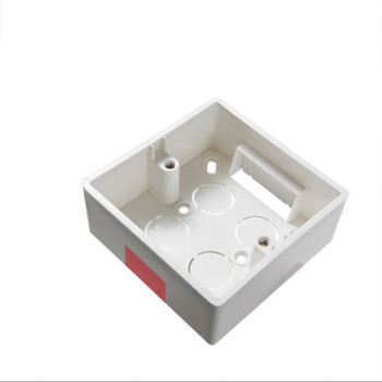 Стандартна кутия за монтаж на сензорен превключвател 86 тип PVC касета със забавяне на горенето Стенен контакт панел панел Тъмна кутия Електрически аксесоари