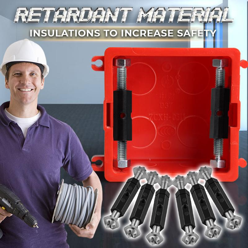 10Gb/komplekts Sienas slēdža kasete Skrūves Atslēga Slēdža ligzda Skrūves Sienas stiprinājuma slēdžu kārba Slepenā atlicinātāja remonta skrūves atbalsta stienis