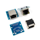 RJ45 tīkla porta adaptera pārbaudes plate, horizontāla 8p kristāla galviņas ligzdas shēmas plate ar gaismu