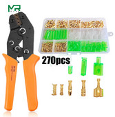 270 buc 453 U -terminal Cablu îmbinare sertizare Kit Terminal de conectare rapidă a cablului izolat Potrivit pentru 0,3-4mm2 sârmă