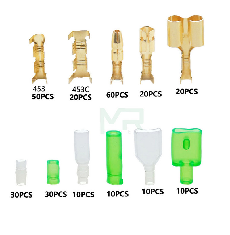 270 vnt 453 U gnybtas Kabelio sujungimo užspaudžiamas gnybtas Rinkinys Izoliuoto kabelio greito prijungimo gnybtas Tinka 0,3-4 mm2 laidui