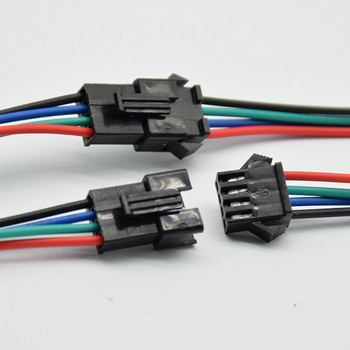 5 чифта/10 бр. 2pin 3pin 4pin JST LED конектори 15cm дълъг мъжки и женски конектор за 3528 5050 WS2811 WS2812 LED лента