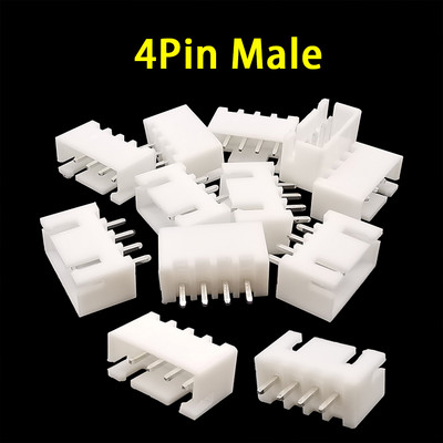 100 gab. JST XH2.54 Materiāls savienotājs Vadi Tapas galvenes korpuss 2/3/4/5 kontaktu spailes spraudnis Sieviešu ligzda Plastmasas apvalki