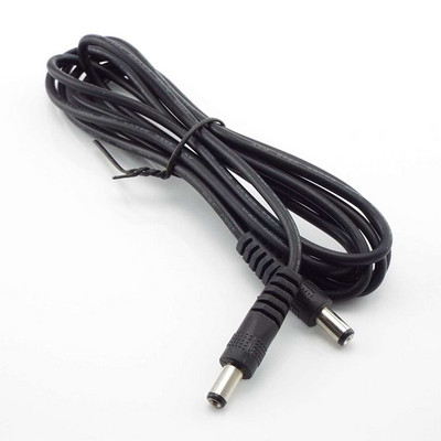 12V 3A DC muški na muški Napajanje diy kabelski kabel 5,5 x 2,1 mm muški CCTV adapterski konektor Produžni kabeli za napajanje 0,5M/1M/2M
