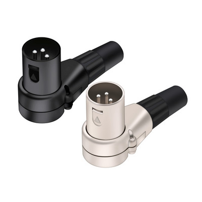 3-pooluseline täisnurkne XLR-pistik, emane XLR-i 3-kontaktiline mikrofoni pistik helikaabli pistik Mitmesuunaline pistik