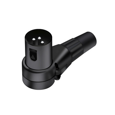 3-pooluseline täisnurkne XLR-pistik, emane XLR-i 3-kontaktiline mikrofoni pistik helikaabli pistik Mitmesuunaline pistik