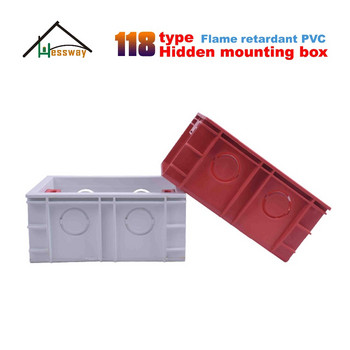 Забавител на горенето Регулируема задна кутия за стенен контакт 118 тип