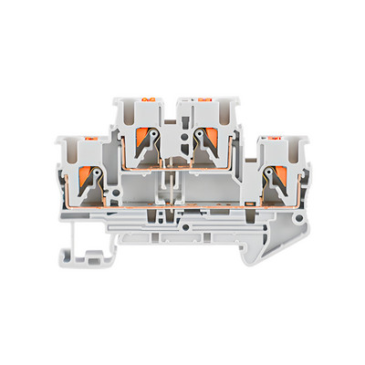 5Pcs Din Rail terminalni blok PTTB-2.5-PV električni konektor Dvoslojni ekvipotencijalni Bonder Opružni spojni vodič