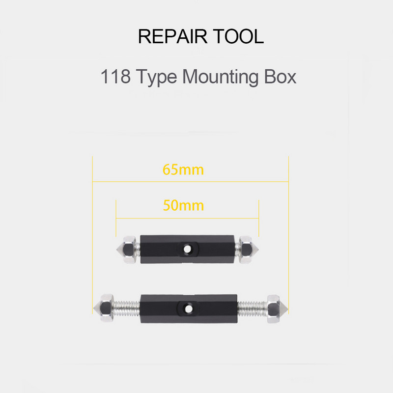 Kastes remonta rīks Elektriķis Sienas stiprinājuma slēdzis Secret Stash Kasešu remontētājs Atbalsta stieņa izolācijas plastmasas viegls tērauds 118 modelis