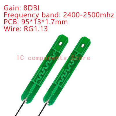 5PCS 2.4Ghz 4G 5G WIFI Interna antena FPC PCB 5dBi 8dBi IPX IPEX konektor Lemljenje Omni Buletooth antena 3dBi IEEE b/g/n WLAN