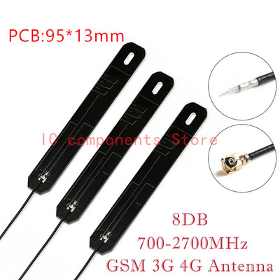 5PCS 2.4Ghz 4G 5G WIFI Interna antena FPC PCB 5dBi 8dBi IPX IPEX konektor Lemljenje Omni Buletooth antena 3dBi IEEE b/g/n WLAN