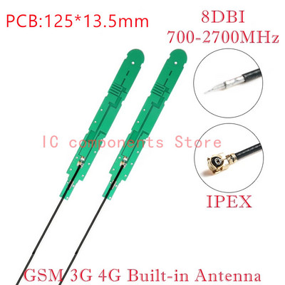 5PCS 2.4Ghz 4G 5G WIFI Interna antena FPC PCB 5dBi 8dBi IPX IPEX konektor Lemljenje Omni Buletooth antena 3dBi IEEE b/g/n WLAN