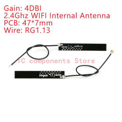 5PCS 2.4Ghz 4G 5G WIFI Interna antena FPC PCB 5dBi 8dBi IPX IPEX konektor Lemljenje Omni Buletooth antena 3dBi IEEE b/g/n WLAN