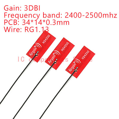 5PCS 2.4Ghz 4G 5G WIFI Interna antena FPC PCB 5dBi 8dBi IPX IPEX konektor Lemljenje Omni Buletooth antena 3dBi IEEE b/g/n WLAN