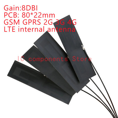 5PCS 2.4Ghz 4G 5G WIFI Interna antena FPC PCB 5dBi 8dBi IPX IPEX konektor Lemljenje Omni Buletooth antena 3dBi IEEE b/g/n WLAN