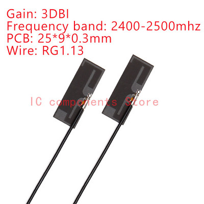 5PCS 2.4Ghz 4G 5G WIFI Interna antena FPC PCB 5dBi 8dBi IPX IPEX konektor Lemljenje Omni Buletooth antena 3dBi IEEE b/g/n WLAN