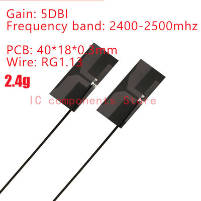 5PCS 2.4Ghz 4G 5G WIFI Interna antena FPC PCB 5dBi 8dBi IPX IPEX konektor Lemljenje Omni Buletooth antena 3dBi IEEE b/g/n WLAN