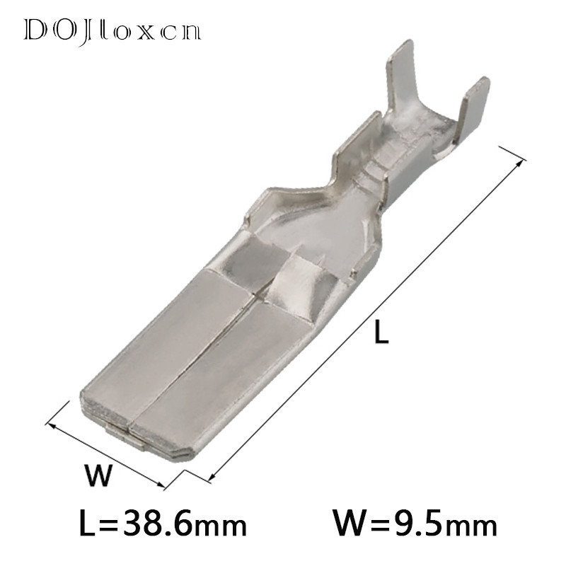 20/50/100/200/gab 9,5 mm KET automobiļu vadu vara spailes auto kabeļa savienotājs vīrišķā vīrieša savienojuma tapas ST741394-3 G257