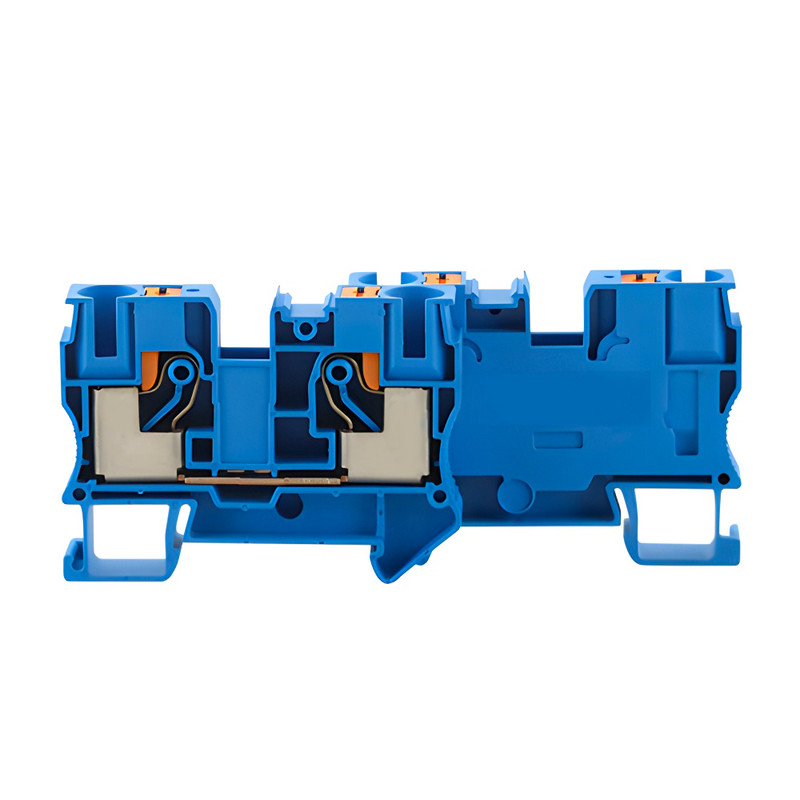 5 kom. Din Rail Terminal Block Conductor PT-10 konektori Gurnite oprugu bez vijaka kroz Terminak Block Wire Connector