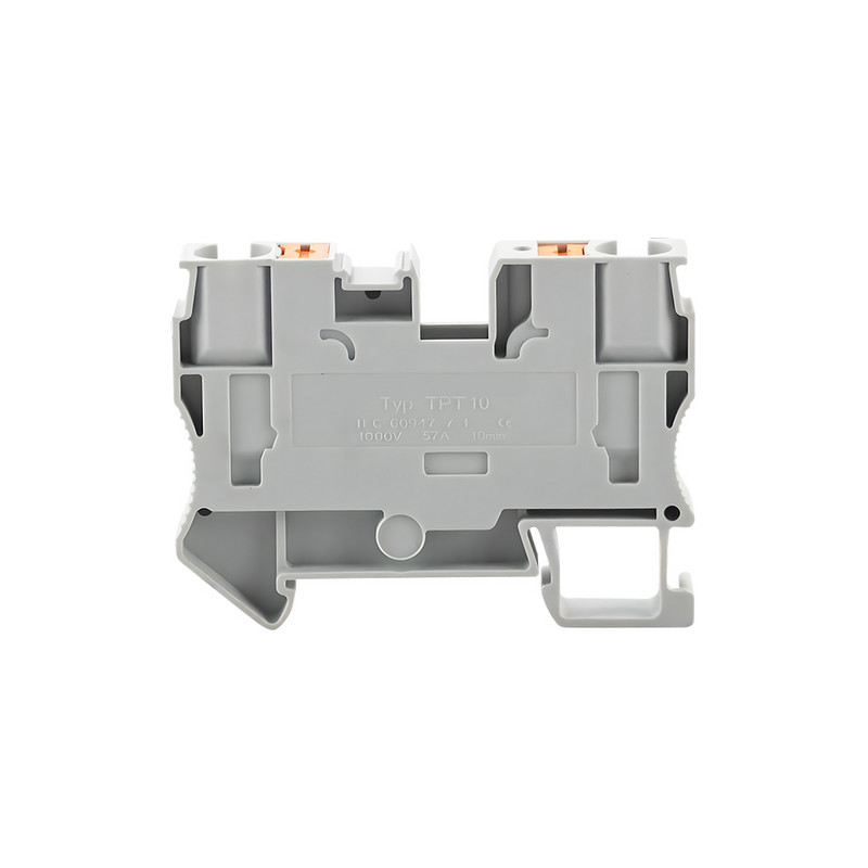 5 kom. Din Rail Terminal Block Conductor PT-10 konektori Gurnite oprugu bez vijaka kroz Terminak Block Wire Connector