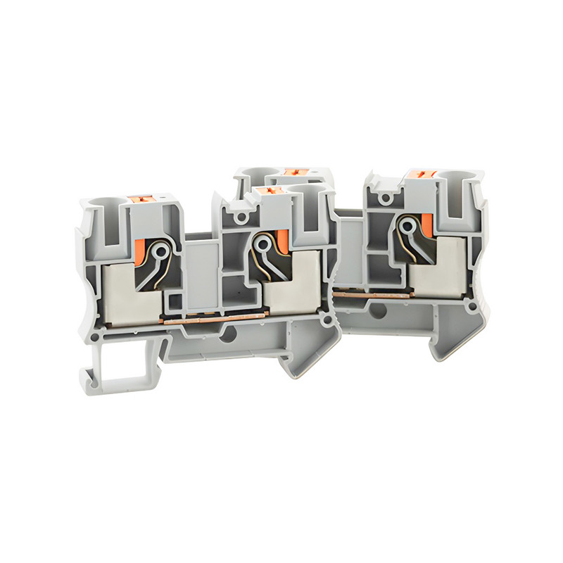 5 kom. Din Rail Terminal Block Conductor PT-10 konektori Gurnite oprugu bez vijaka kroz Terminak Block Wire Connector