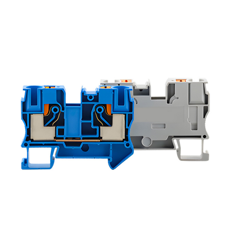 5 kom. Din Rail Terminal Block Conductor PT-10 konektori Gurnite oprugu bez vijaka kroz Terminak Block Wire Connector