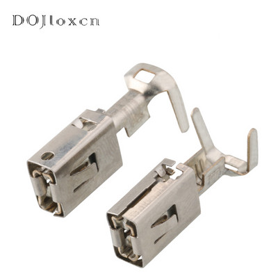 20/50/100/200 kom 6,3 mm automatsko ožičenje, ženski terminal, pokositreni bakar, veliki kvadratni terminal, utičnica 1241414-1/1241416-1