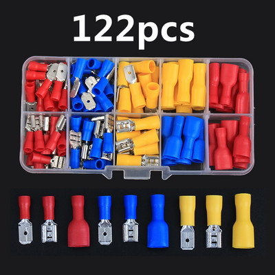 480/330/280/140 kom Razni lopatičasti terminali Prstenaste ušice za vilice Prešani čeoni konektor Komplet konektora kabela izolirane električne žice