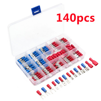 480/330/280/140 kom Razni lopatičasti terminali Prstenaste ušice za vilice Prešani čeoni konektor Komplet konektora kabela izolirane električne žice