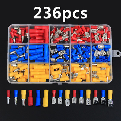 480/330/280/140 kom Razni lopatičasti terminali Prstenaste ušice za vilice Prešani čeoni konektor Komplet konektora kabela izolirane električne žice